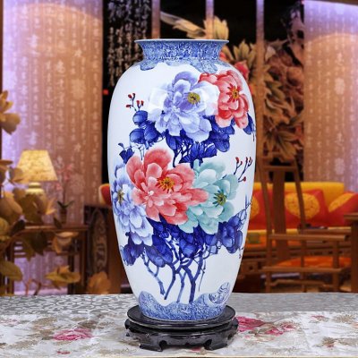 陶瓷艺术花瓶 名人名作花瓶 富贵平安