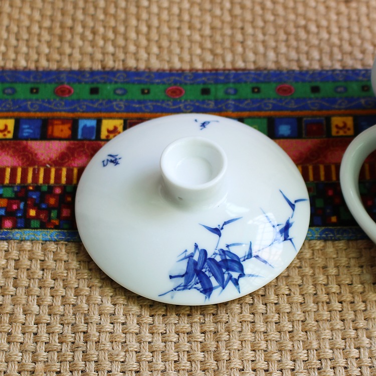 景德镇手绘大号陶瓷茶杯盖子