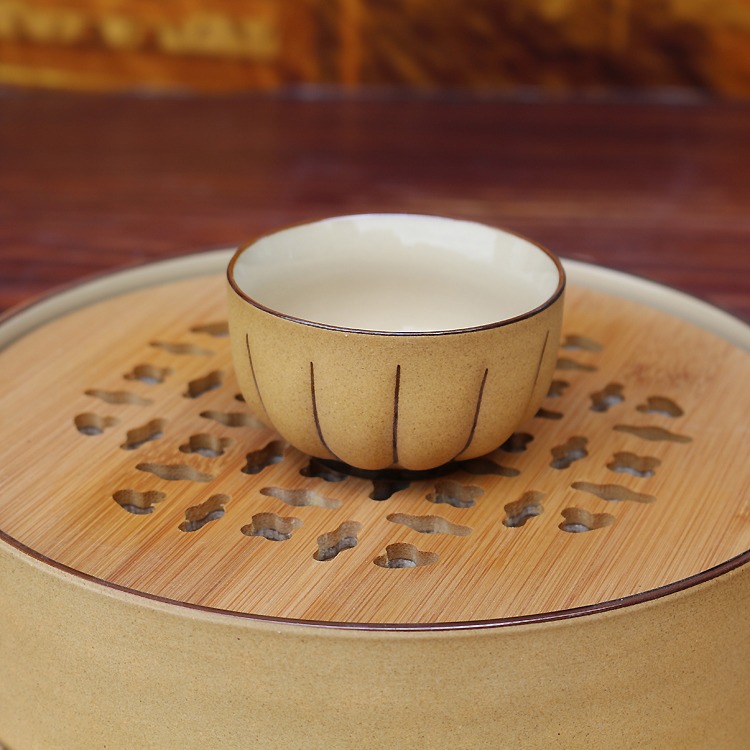 景德镇陶瓷带茶盘便携旅行茶具套装-茶杯