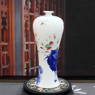 简约家居陶瓷花瓶摆件（手绘清香）
