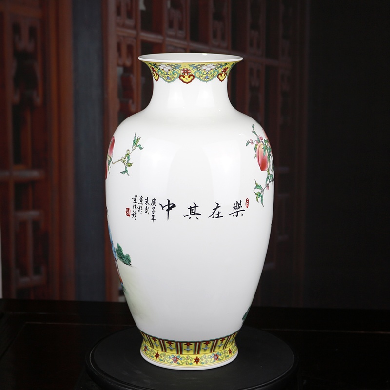 景德镇家庭摆设陶瓷花瓶（乐在其中）