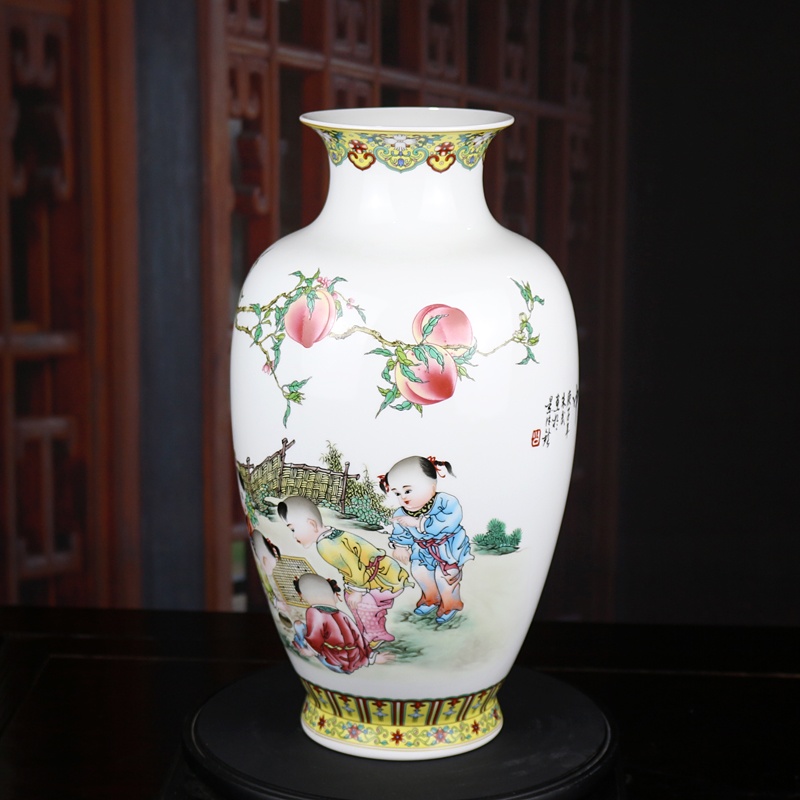 景德镇家庭摆设陶瓷花瓶（乐在其中）