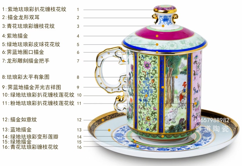 男士高档茶杯（景德镇高档瓷茶杯十大排行）(图6)