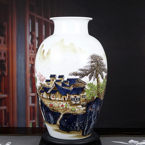 景德镇陶瓷花瓶客厅摆件（十款高颜值瓷器花瓶精选）(图10)